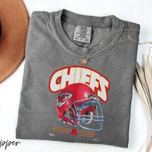 1992 Kansas City Chiefs Unisex NFL T Shirt Classic retro vintage Pepper color